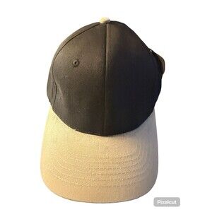 NU-FIT Black White Flexfit Hat Stretch Fitted Baseball Cap New With Tags